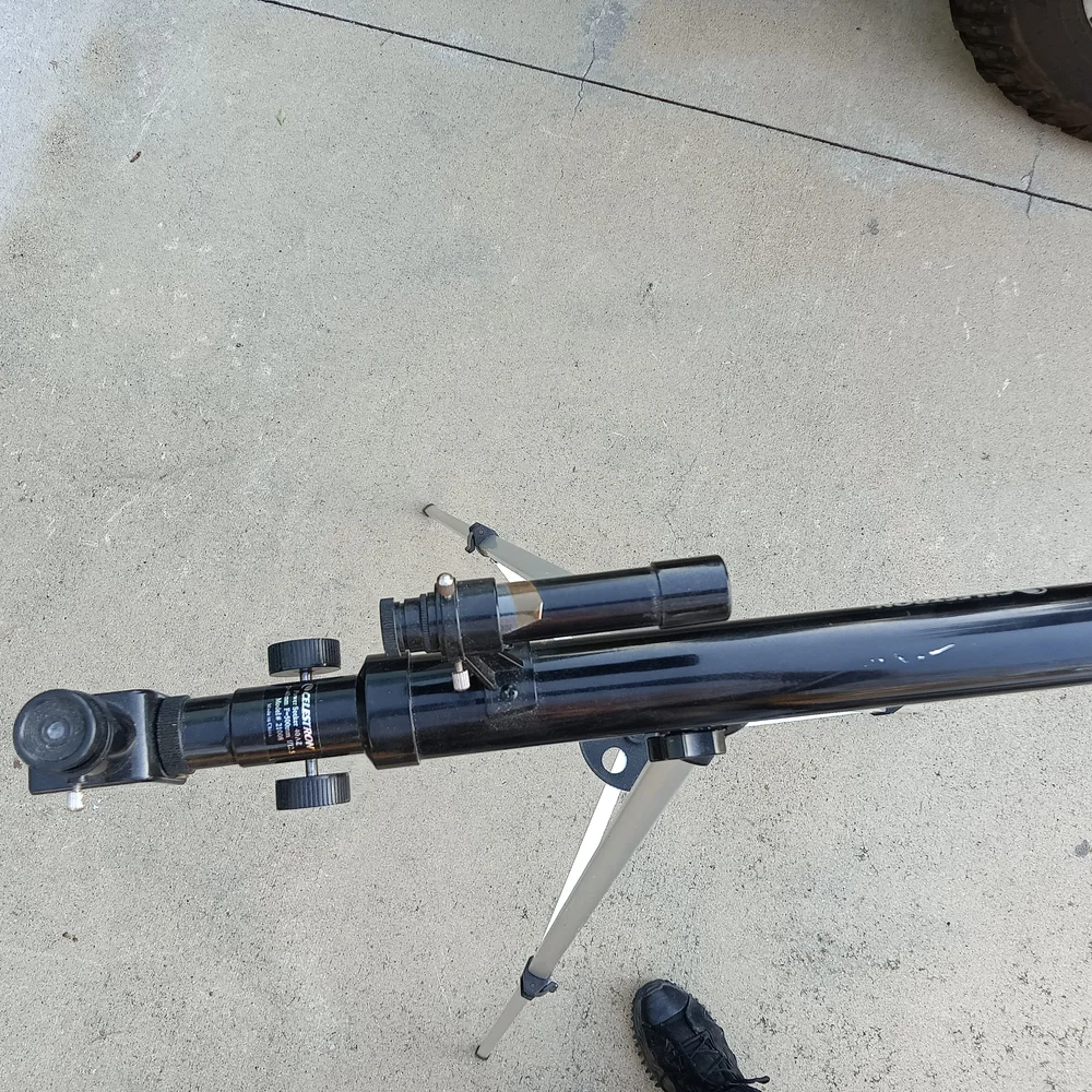 Celestron PowerSeeker 50AZ telescope.